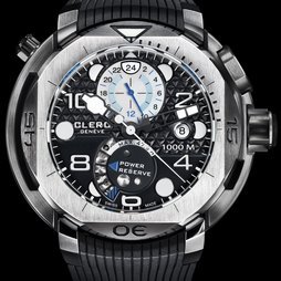 Clerc Hydroscaph Steel GMT