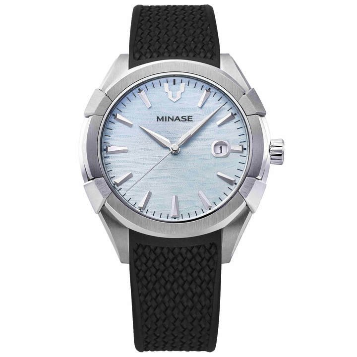 Frozen elegance: Minase launches Ice Blue Dial and Rubber Strap for Uruga Collection