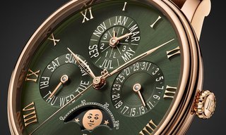  Blancpain Villeret Quantième Perpétuel with an intense green dial