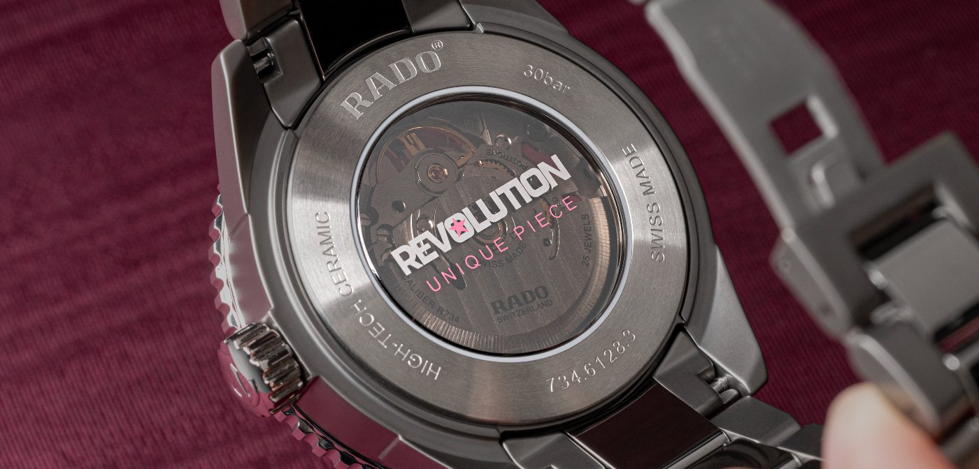 Rado's Captain Cook High-Tech Ceramic “The Pink Dial Project”