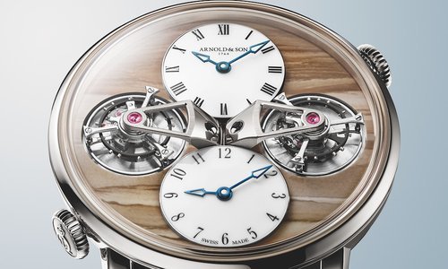 Arnold & Son x Chronopassion's one-off Double Tourbillon ‘Landscape'