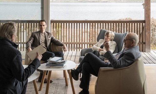A lakeside conversation with the Meylan family