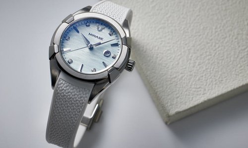 Frozen elegance: Minase launches Ice Blue Dial and Rubber Strap for Uruga Collection