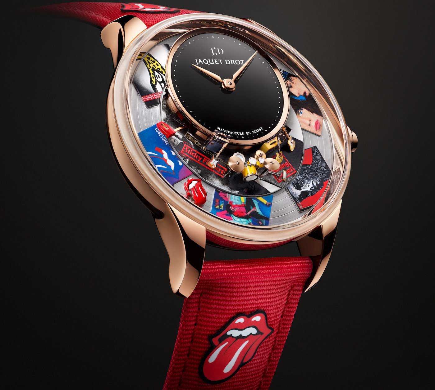 Jaquet Droz unveils The Rolling Stones unique pieces