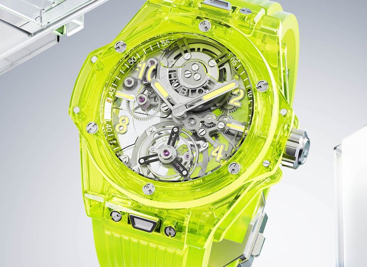 Hublot Big Bang Tourbillon Automatic Neon Yellow SAXEM