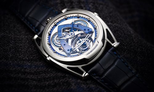 De Bethune: the DB28 Steel Wheels Sapphire Tourbillon