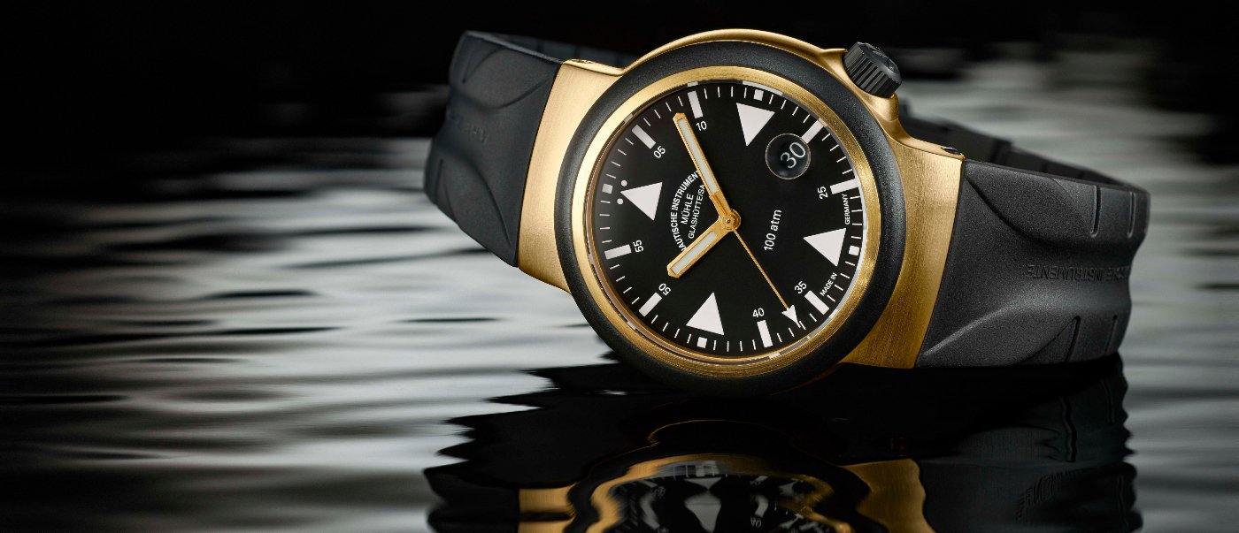 Mühle-Glashütte unveils an S.A.R. Rescue-Timer in 18 carat gold