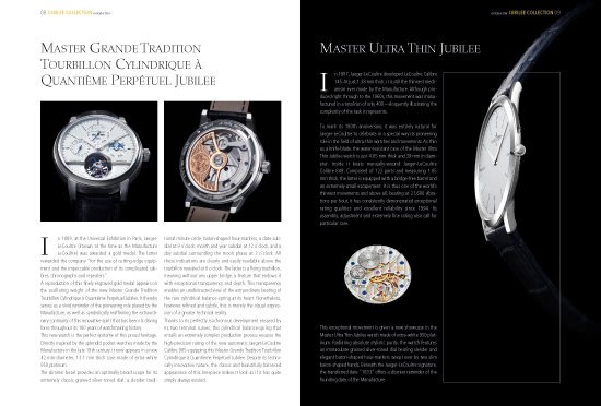 Jaeger-LeCoultre Special - Master Grande Tradition Tourbillon Cylindrique à Quantième Perpétuel Jubilee