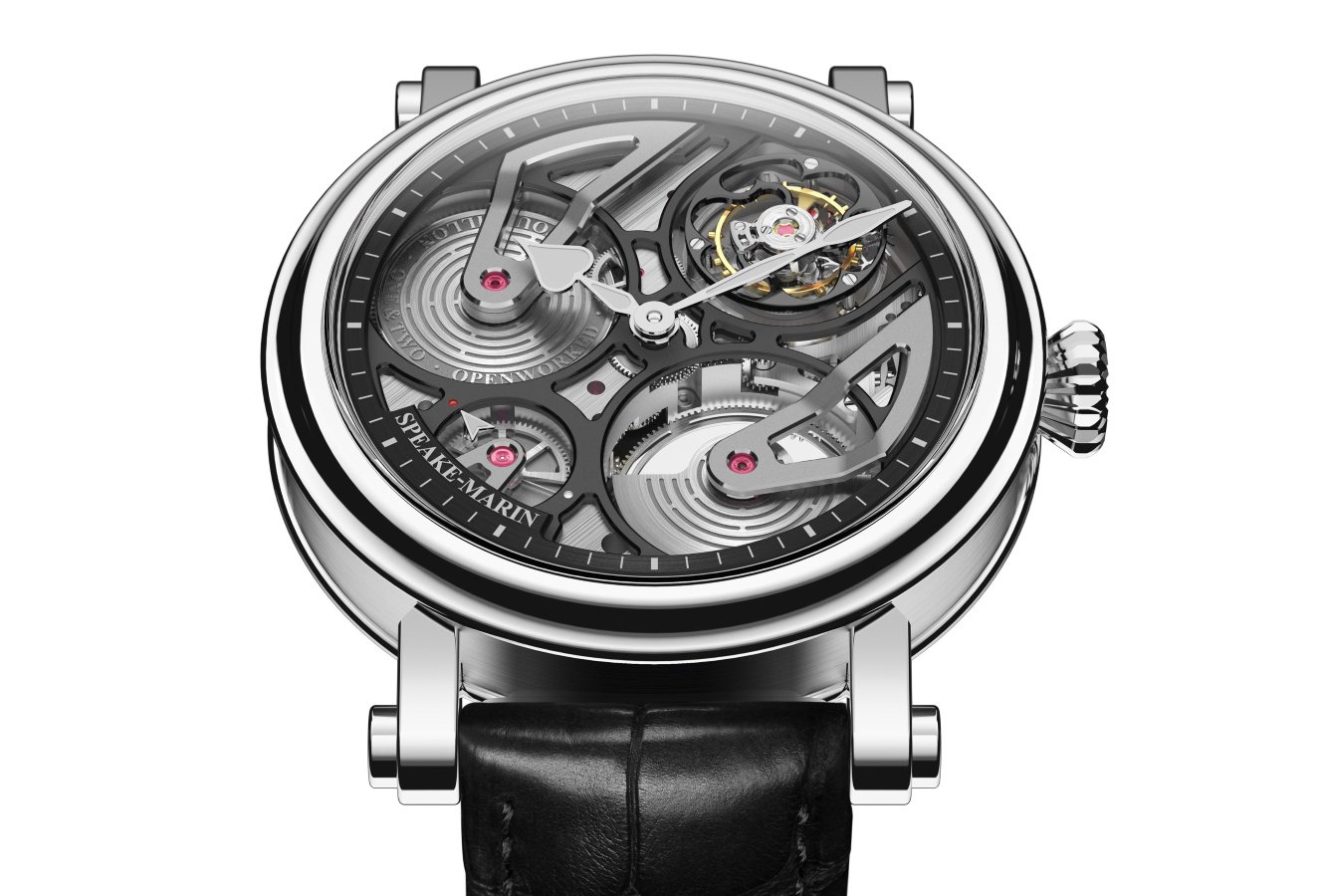 Speake-Marin One&Two Openworked Flying Tourbillon