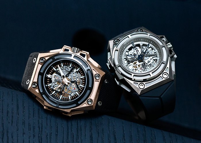 Spidolite Gold (left) and Spidolite Titanium by Linde Werdelin