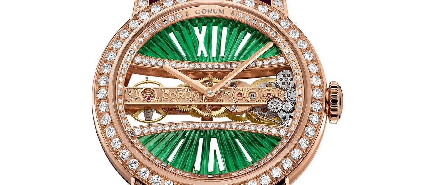 CORUM Lady Golden Bridge Round 39 MM 