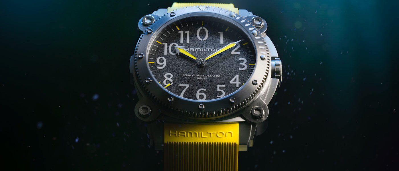 Hamilton Khaki Navy BeLOWZERO now legible deep underwater