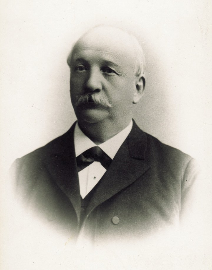 Portrait of Charles-Emile Tissot sporting a handsome moustache. Tissot Archive.