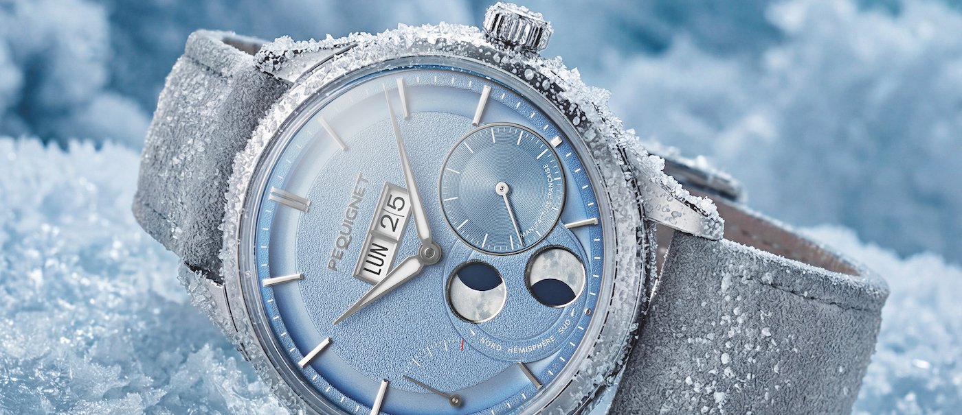 Pequignet Royale Paris: time in icy blue 