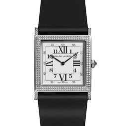 SLIM CLASSIQUE (White Gold - Two Rows Diamonds) by Ralph Lauren