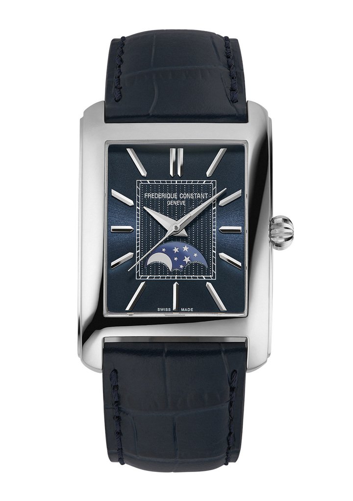The first ever Moonphase for Frederique Constant's Classics Carrée Automatic
