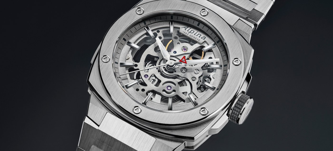 Alpiner Extreme Skeleton Automatic showcases exposed mechanics