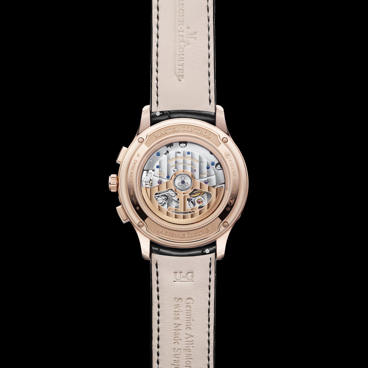 Jaeger-LeCoultre presents the pink gold Master Control Chronograph Calendar with black dial