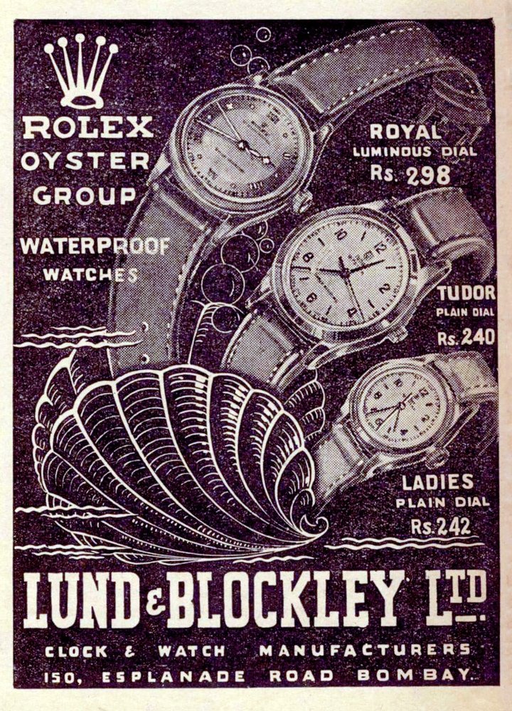 Swiss watches in colonial India