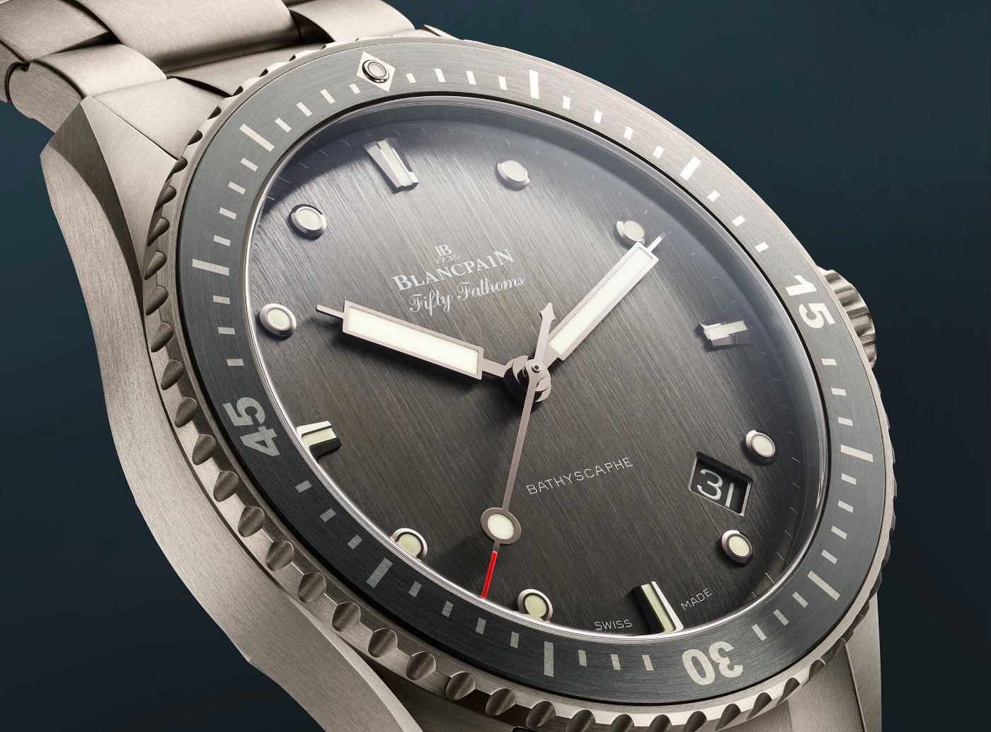 Blancpain presents a new Bathyscaphe in titanium