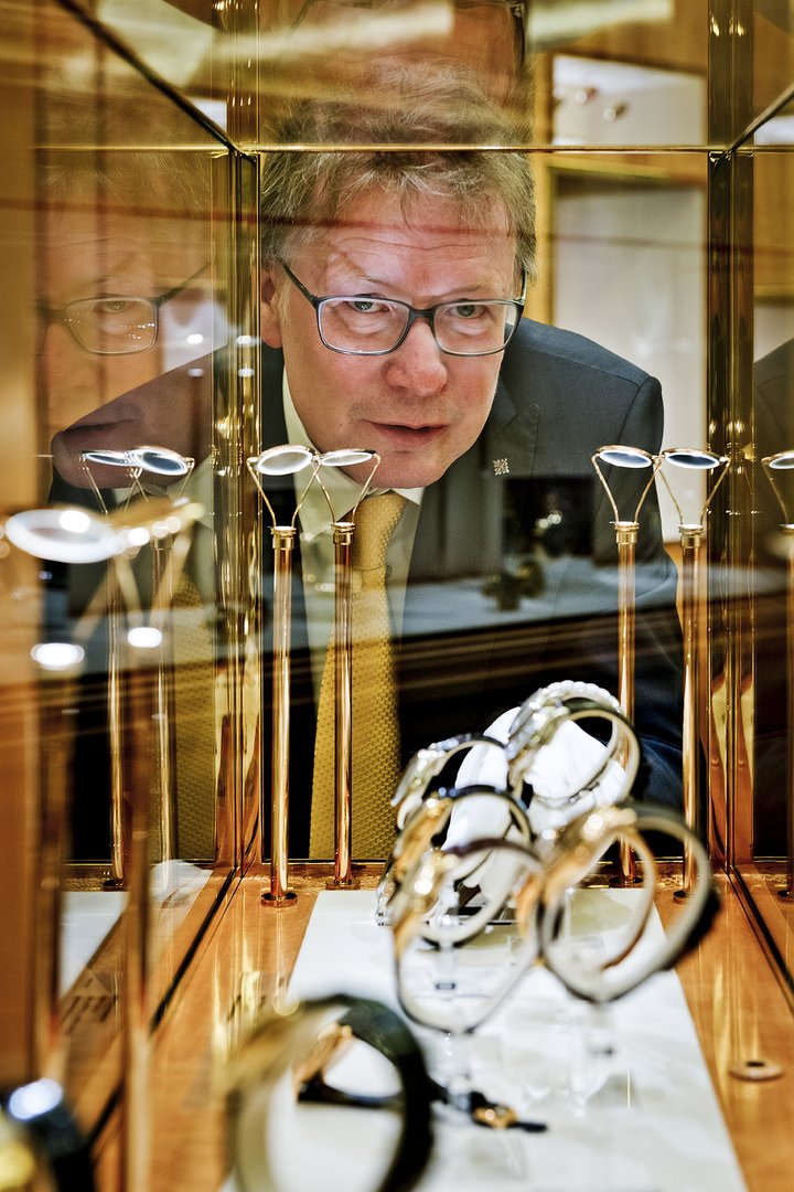 Dr Peter Friess, curator of the Patek Philippe Museum
