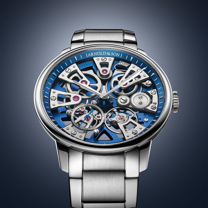 Arnold & Son adds Blue Edition to Nebula 40 Steel