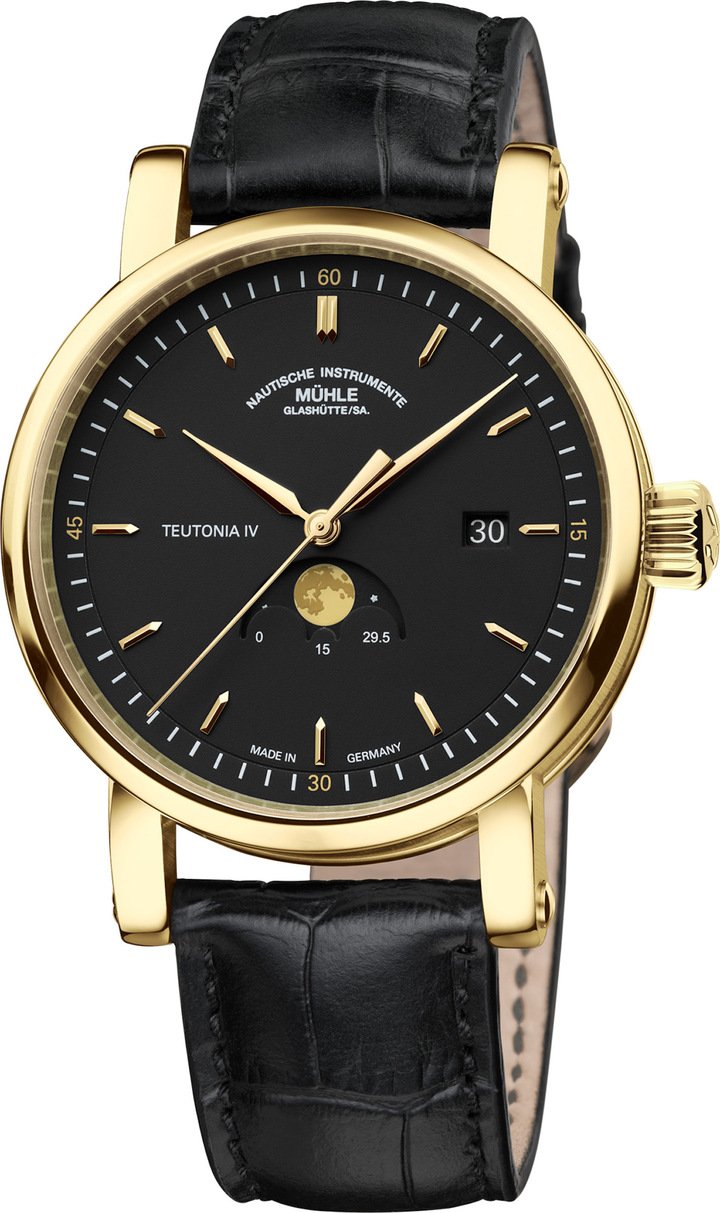 Mühle-Glashütte Teutonia IV Moonphase Gold 