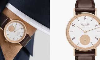 Nomos Tangente anniversary edition in rose gold