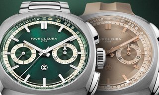 Favre Leuba expands Chief Chronograph collection in British Racing Green and Dune