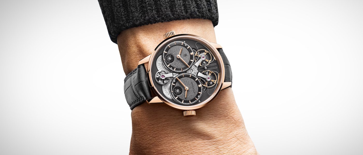 Armin Strom's elegant new Dual Time GMT Resonance Rose Gold