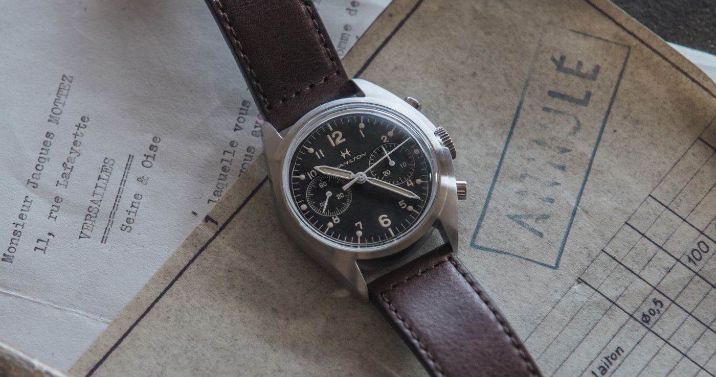 Hamilton's new Khaki Pilot Pioneer Mechanical Chronograph