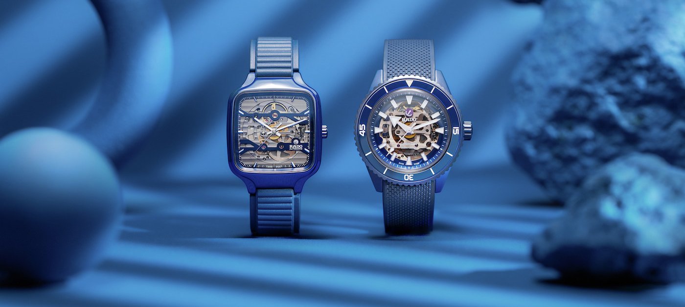 Rado adds shades of blue to its two favourite skeletons