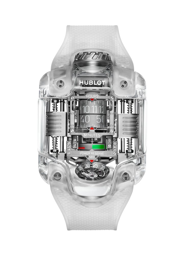 Hublot MP-10 Tourbillon in new sapphire and black ceramic cases
