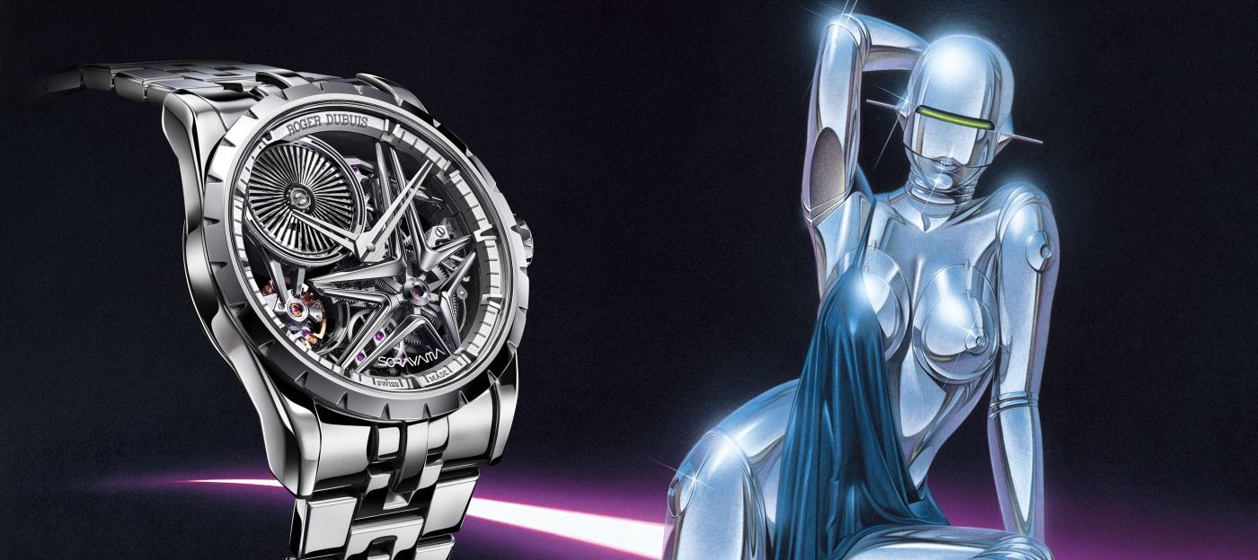 Hajime Sorayama reinterprets the Roger Dubuis Excalibur