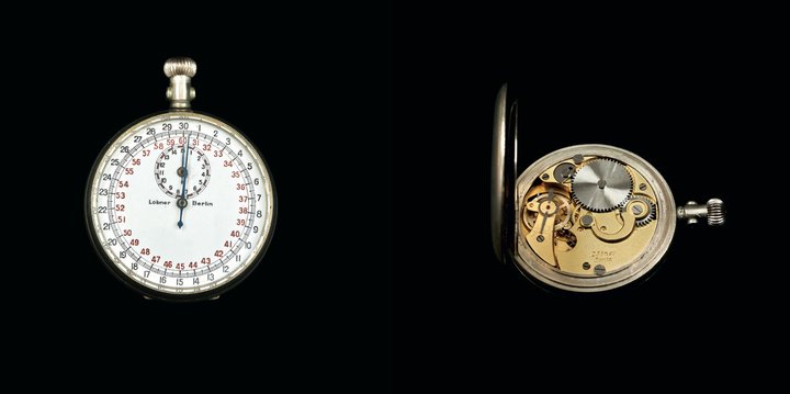 Löbner Berlin chronometer with Junghans J29b movement.