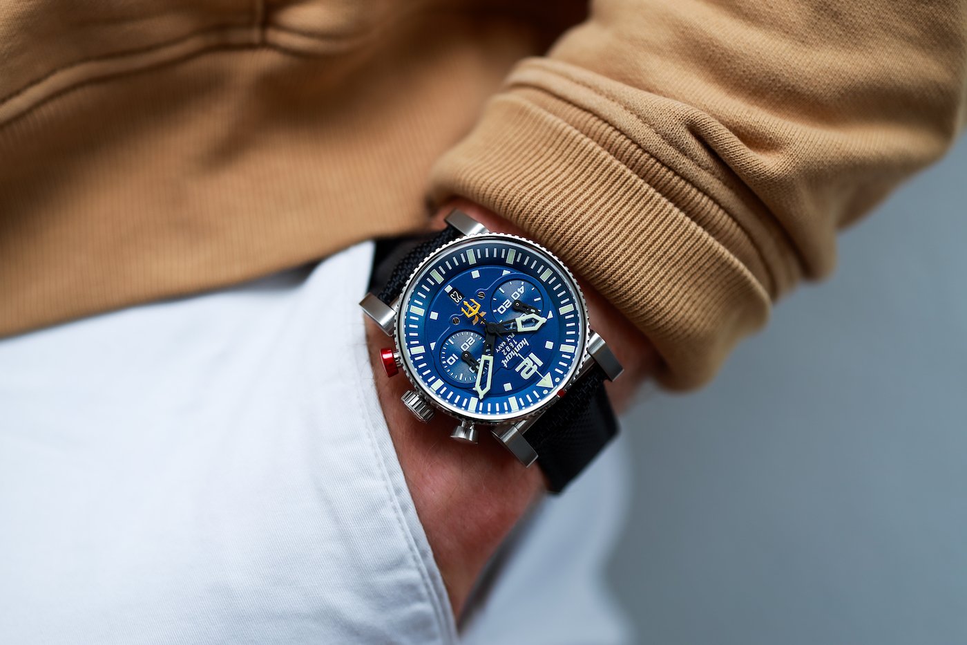 Hanhart's new Primus Fly Navy boasts naval precision and tradition