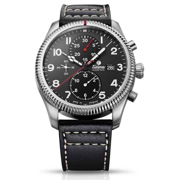 The iconic Grand Flieger Classic Chronograph, ref. 6408, inspired by the 1941 model