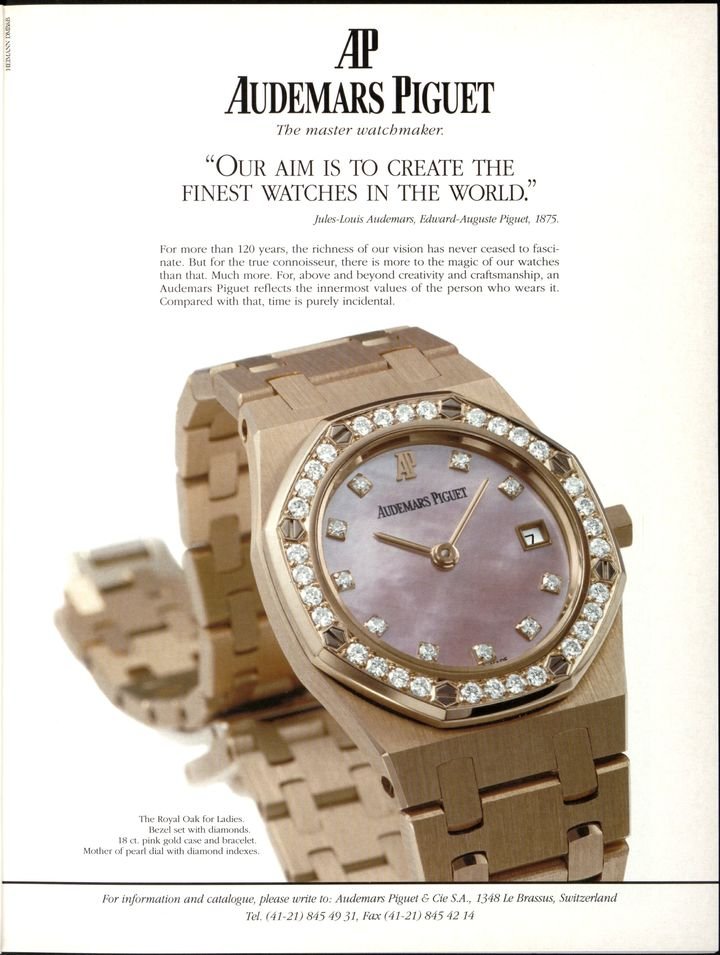An iconic watch in Europa Star's archives: the Royal Oak