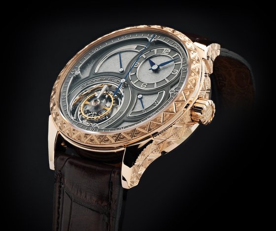 A closer look at the Grönefeld Parallax Tourbillon