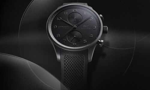 Dark mode: IWC Schaffhausen presents the Portugieser Chronograph Ceratanium