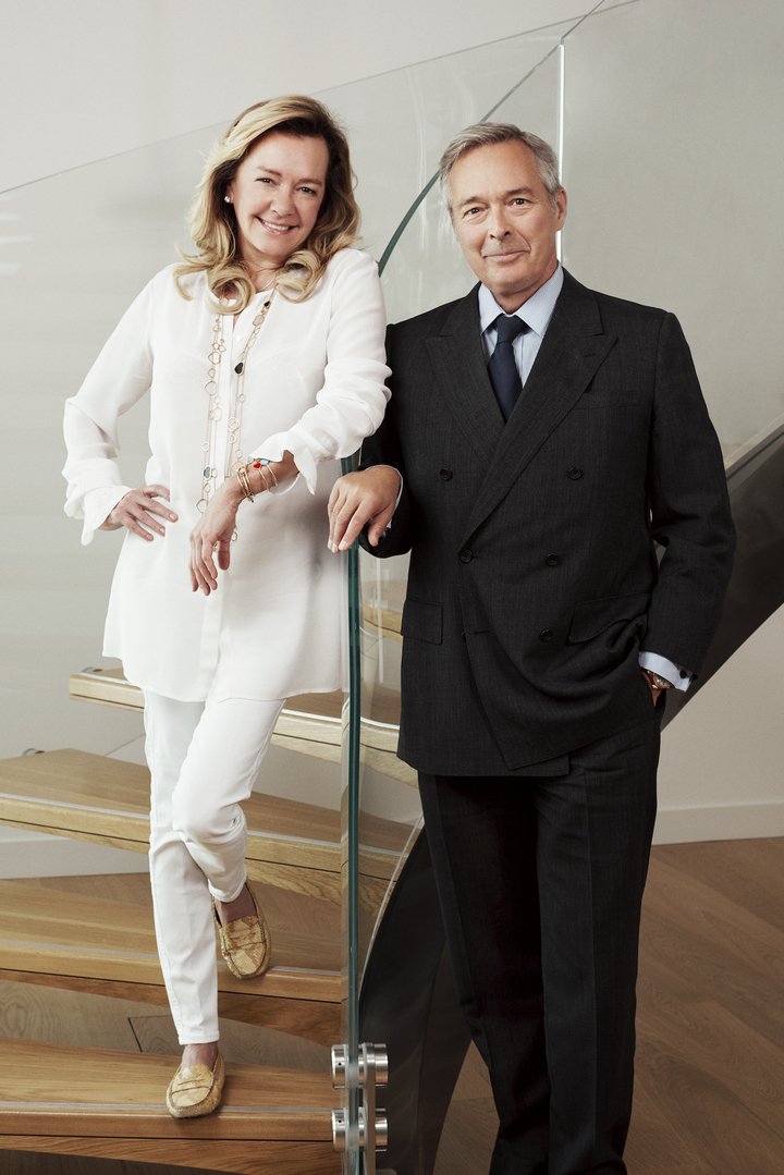 Caroline Scheufele and Karl-Friedrich Scheufele, co-presidents of Chopard