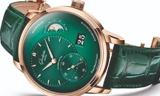 Glashütte Original: the PanoMaticLunar now in lush green