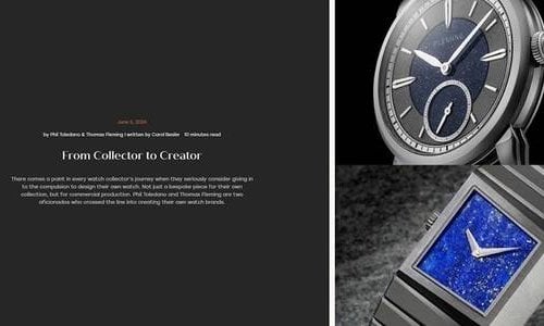 CollectorSphere: when watch buyers speak up