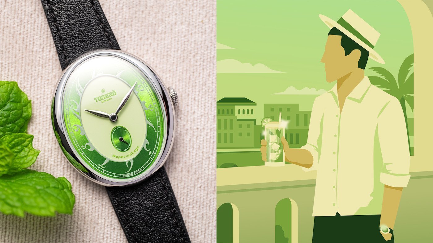 Tusenö presents Supervintage, a watch collection with a cocktail twist