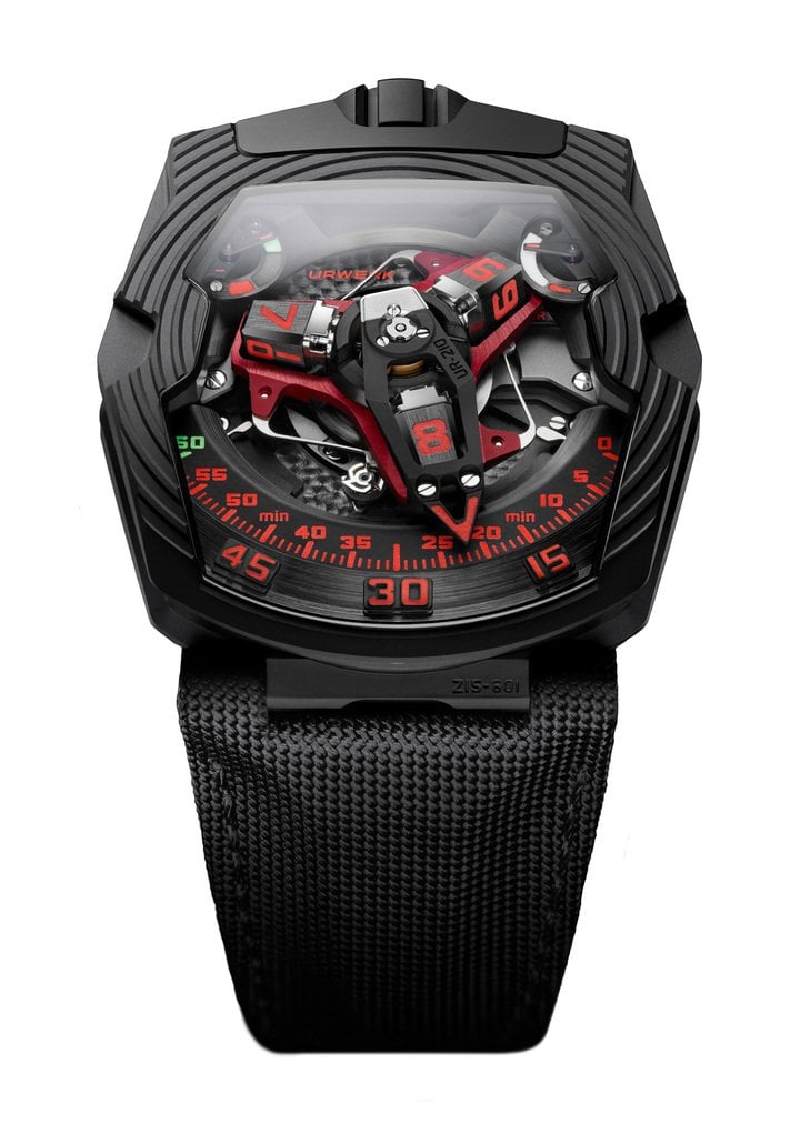 URWERK UR-210 BLACK PLATINE