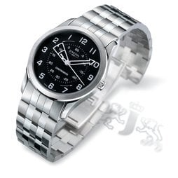 Juvenia Contresens Steel Black Dial