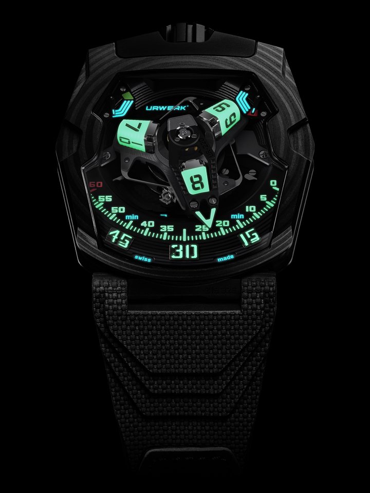 Urwerk's new UR-220 SL Asimov: Lights in the night