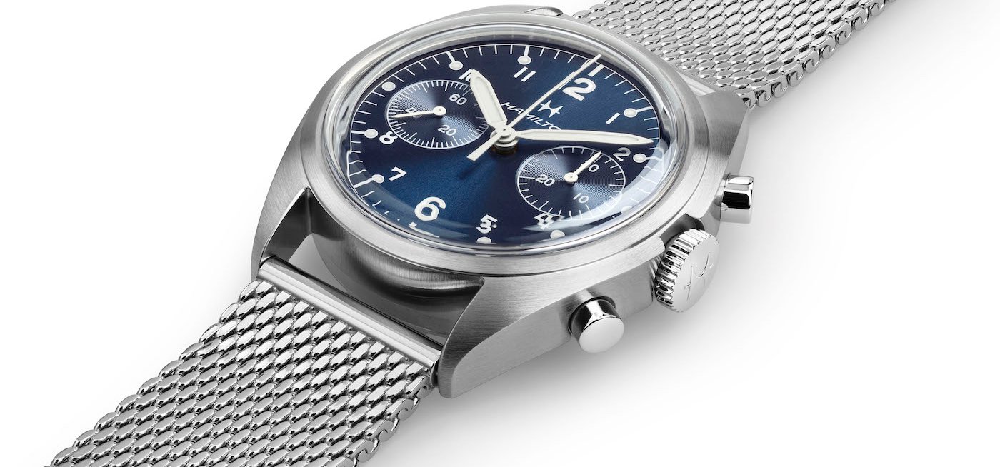 Hamilton Unveils Khaki Aviation Pilot Pioneer Mechanical Chronograph 40mm
