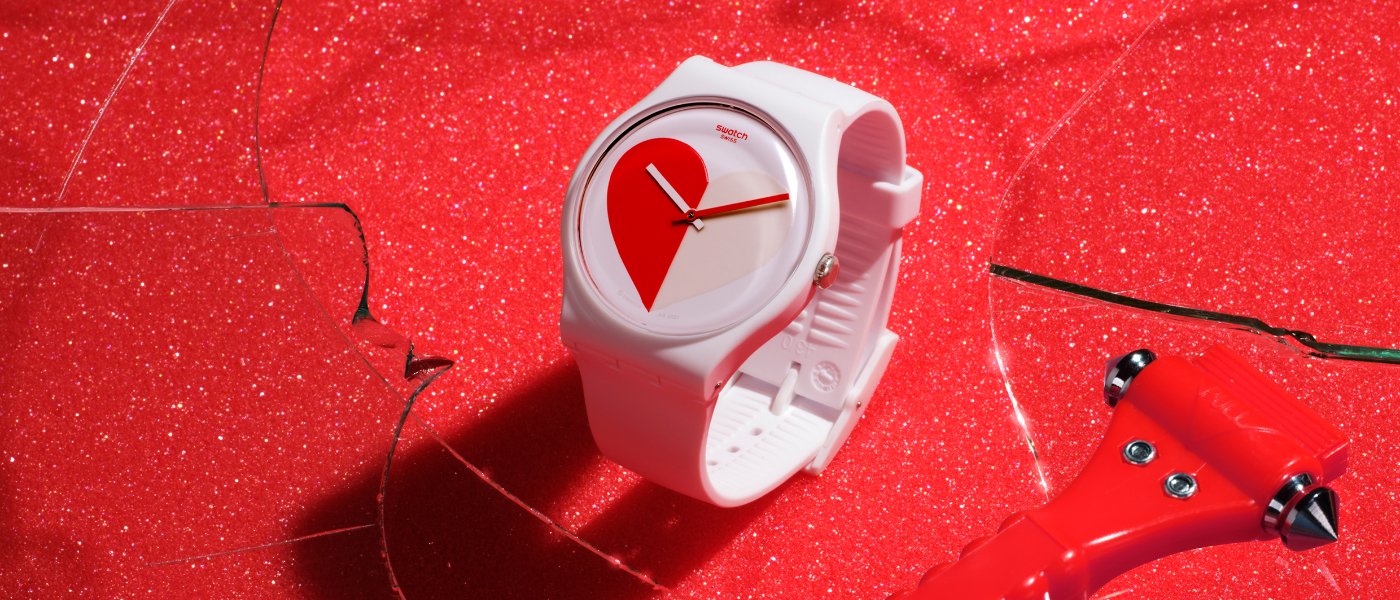 Swatch's new take on Valentine's Day