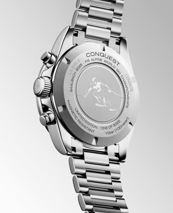 Longines launches Conquest Chrono Ski Edition for 2025 FIS Championships